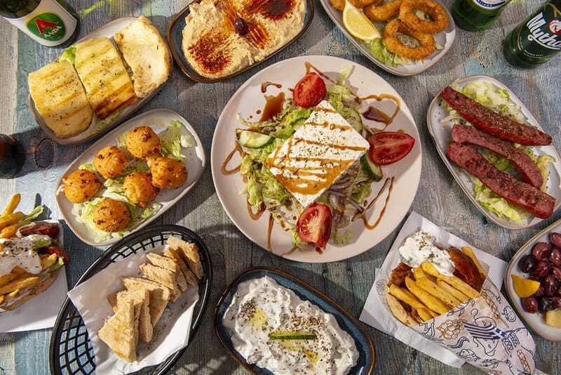 Our Studio 7 Greek restaurant food photography